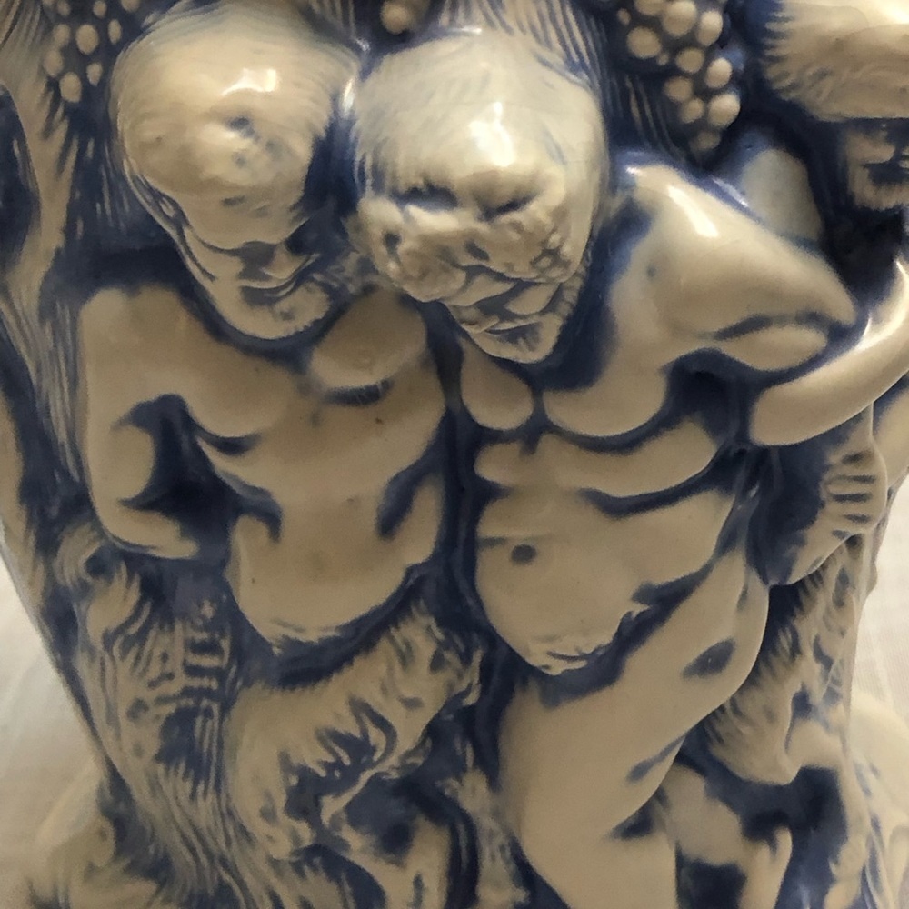 Minton Silenus Bacchus Style Stoneware Pitcher - Picture 12 of 13
